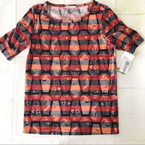 LuLaRoe Disney Black Orange Gigi Jack Skellington